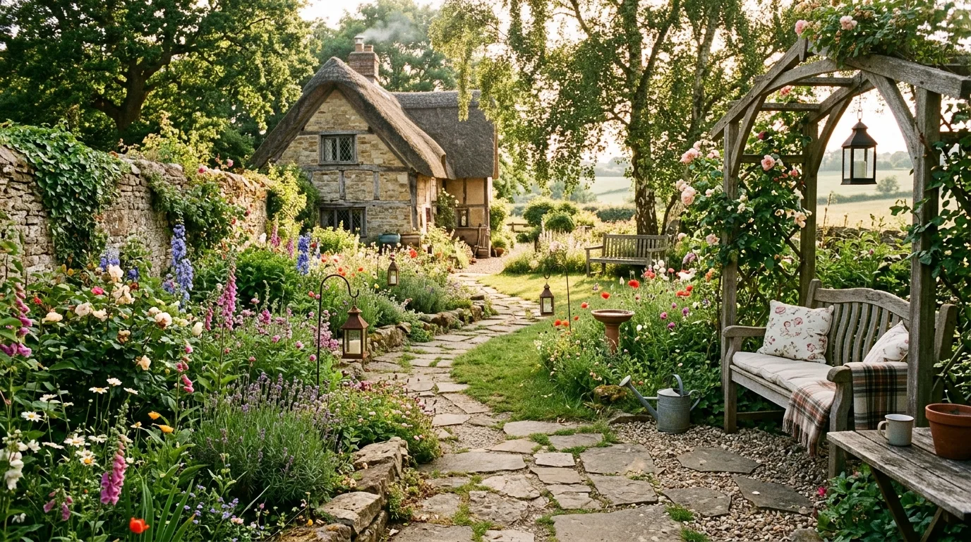 Patio-Focused Backyard Layout